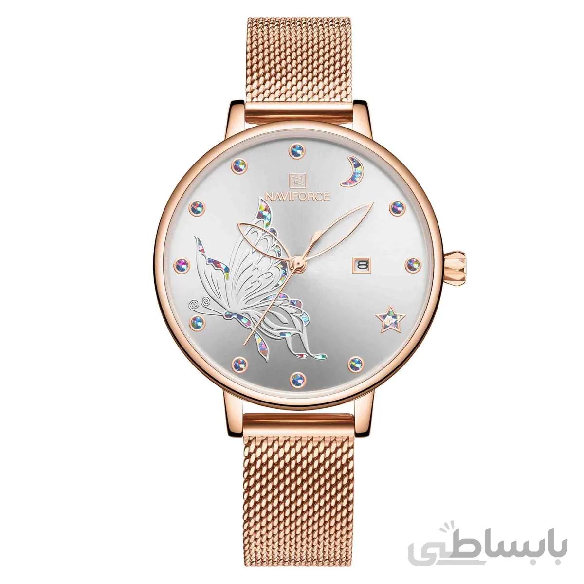 ساعت مچی عقربه ای زنانه ناوی فورس مدل Naviforce NF5011