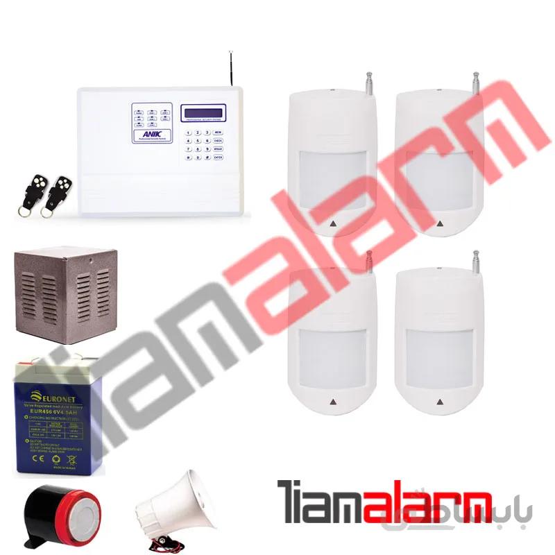 پکیج دزدگیر اماکن بیسیم مدل انیک تلفنی A360H74