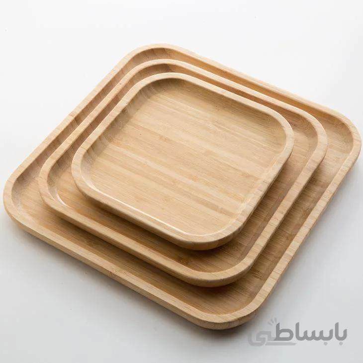 سینی مربع بامبو