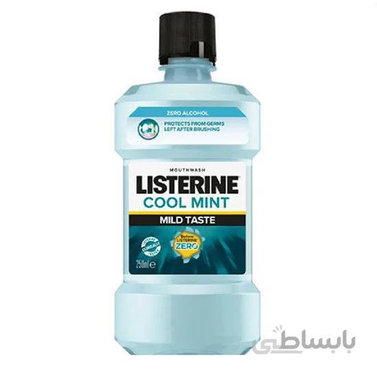 دهان شویه لیسترین مدل MILD TASTE ZERO حجم 250 میلی لیتر