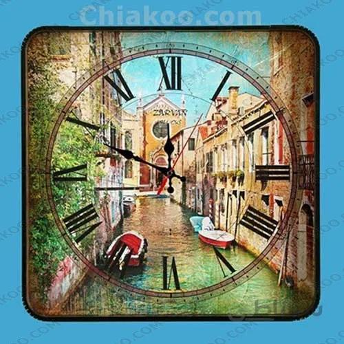 ساعت آنتیک مربعی قاب دار کد 30-5003