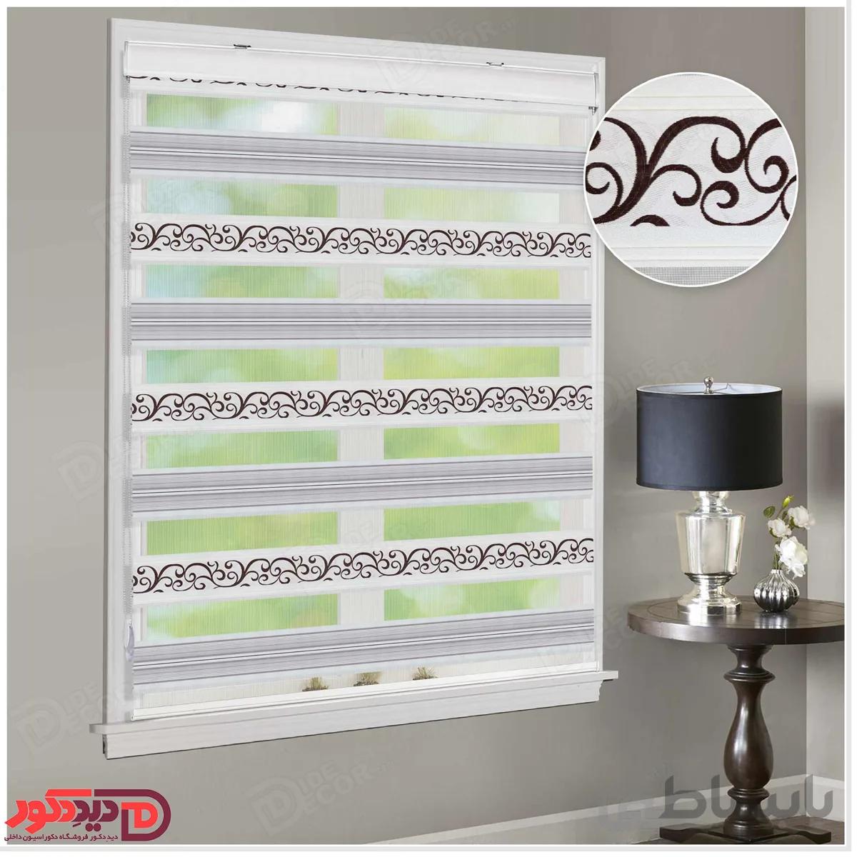 پرده زبرا طرح دار کد AP-02