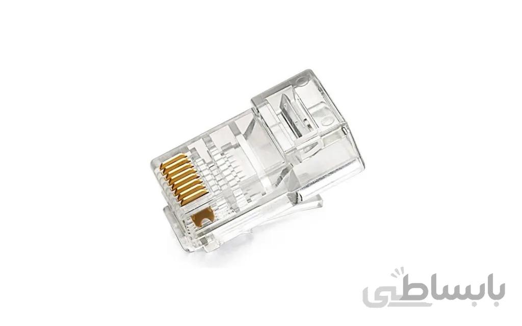 سوکت شبکه CAT6 SFTP RJ45 برند AMP ا Network socket CAT6 SFTP RJ45 brand AMP