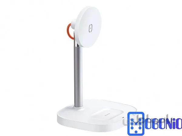 شارژر بی سیم آیفون و ایرپاد مک دودو Mcdodo CH-734 2In1 Desktop Wireless Charger Stand ا Mcdodo CH-734 2In1 Desktop Wireless Charger Stand