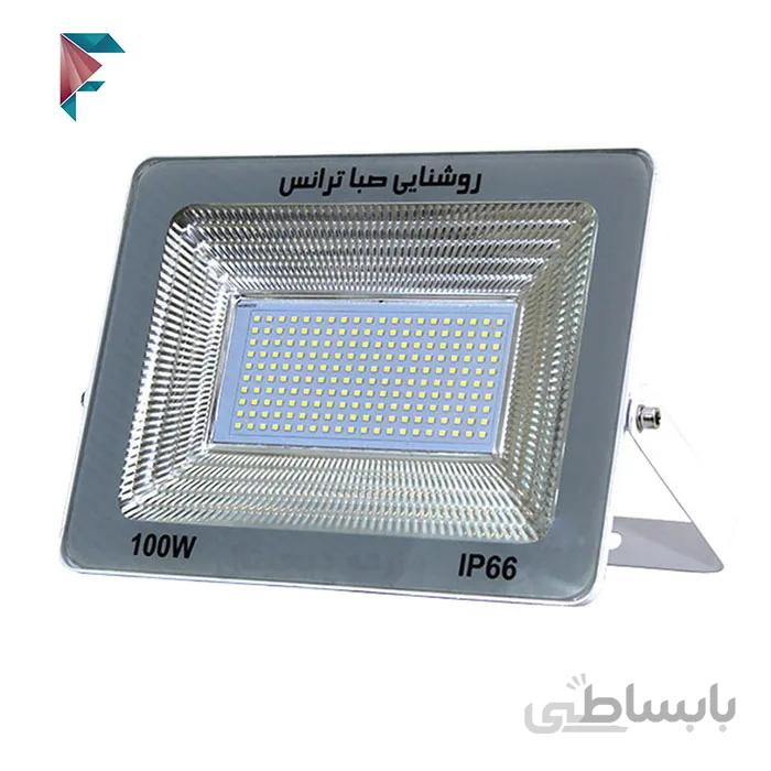 پروژکتور 100 وات صبا ترانس SMD تخت