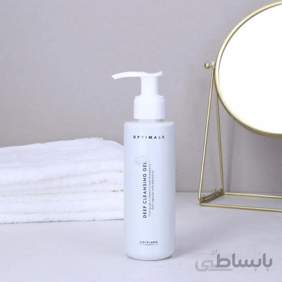 ژل پاک کننده عمقی پوست اپتیمالز اوریفلیم Cleansing Gel