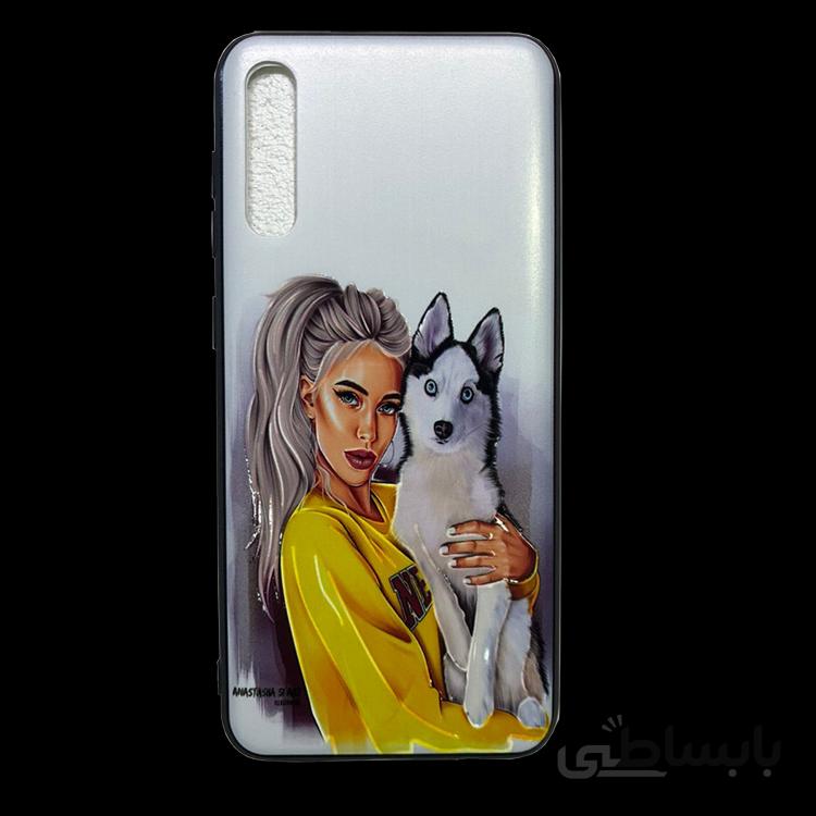 قاب طرح دار سامسونگ A50sطرح دختر/Samsung A50s