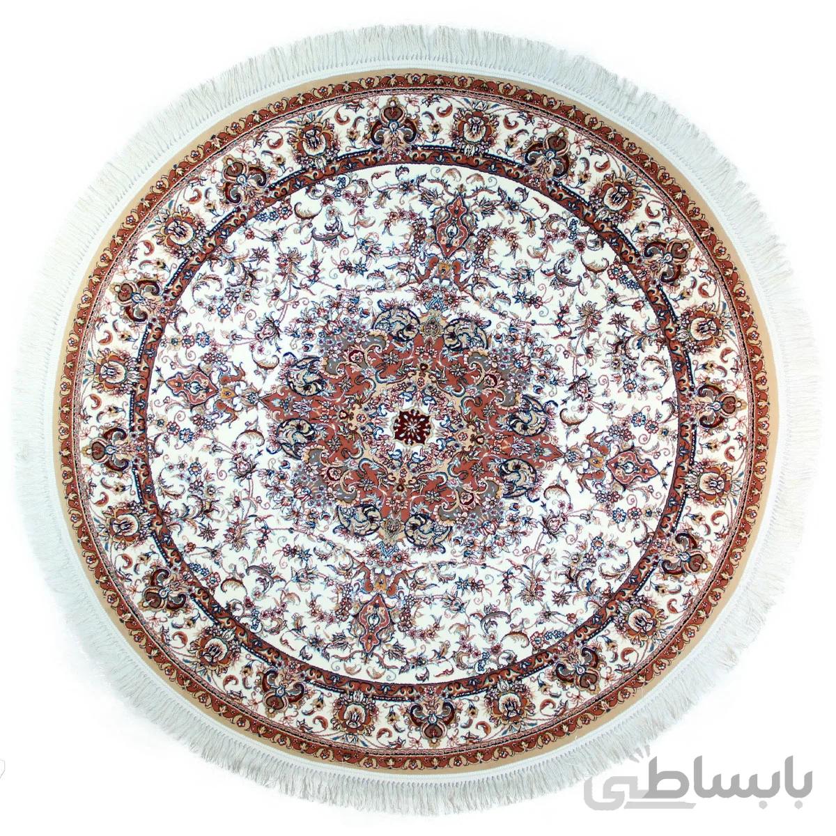 فرش گرد 700 شانه 2550 تراکم تارا