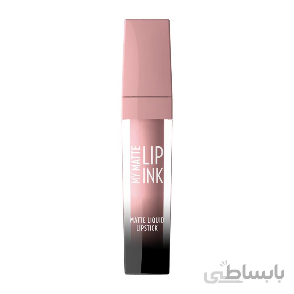 رژ لب مایع مات گلدن رز مدل My Matte Lip Ink شماره 01 ا Golden Rose My Matte Lip Ink Liquid Lipstick No. 01