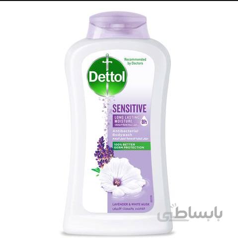 شامپو بدن دتول ۲۵۰ میل مدل Sensitive antibacterial