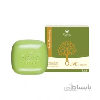 صابون ۶ کاره زیتون فلوویو ا ( Flovio 6 Task Olive Soap (Happy Soap) )