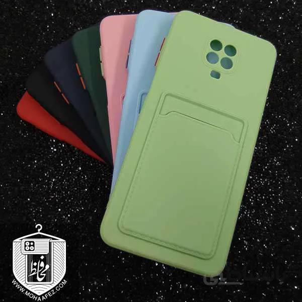 قاب ژله ای شیائومی Redmi Note 9s / Note 9 Pro / Note 9 Pro Max به همراه محفظه نگهدارنده ی کارت کد XM321