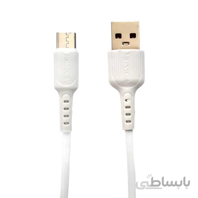 کابل تایپ سی فست شارژ موسوری Mossory M101T 1m 2.4A