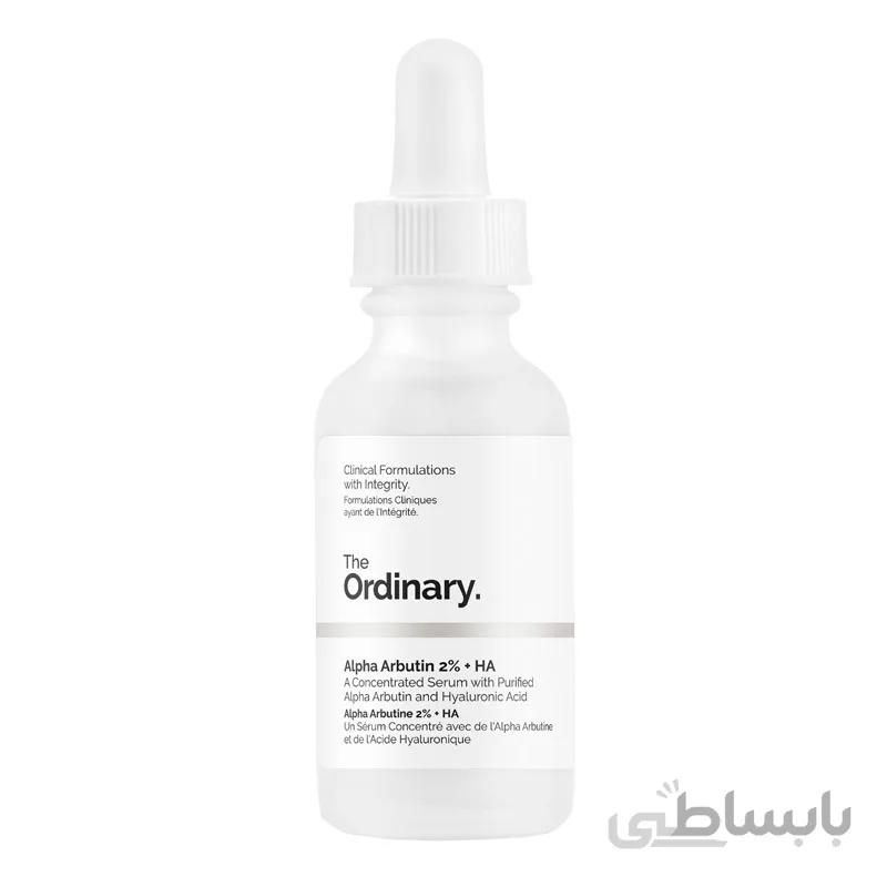 سرم آلفا آربوتین 2 درصد + هیالورونیک اسید اوردینری 30 میل