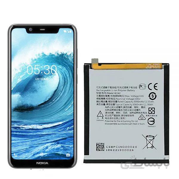 باتری اصلی نوکیا Nokia 6.1 plus ( Nokia X6 ) – HE342 — تصویر 1