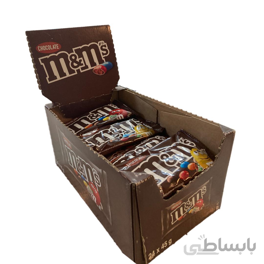 اسمارتیز ام اند ام پاکتی شکلاتی بسته 24 عددی M&M