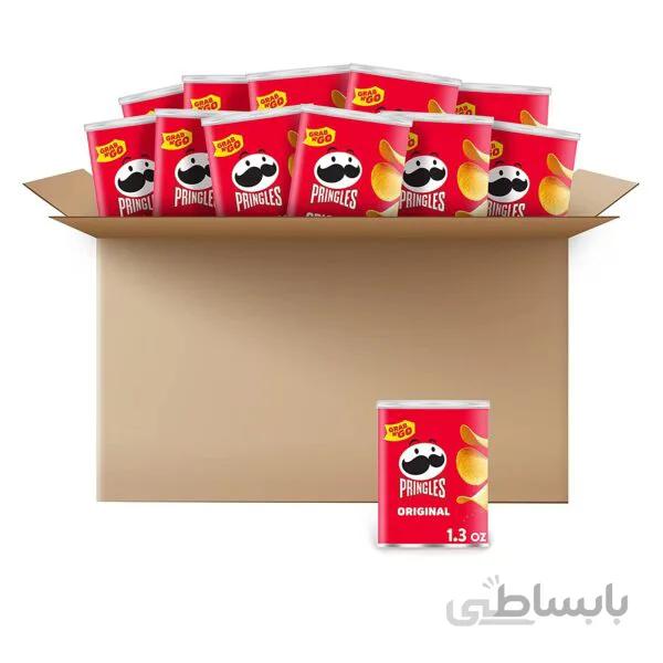 چیپس پرینگلز اورجینال ۴۰ گرم باکس ۱۲ عددی – Pringles original