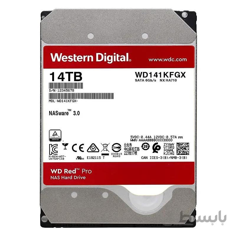 هارد وسترن دیجیتال WD RED PRO 14TB ا HDD Internal Western Digital Red PRO 14TB