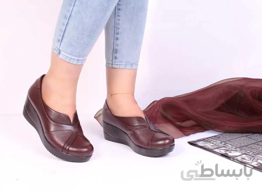 کفش زنانه چرم بالینو