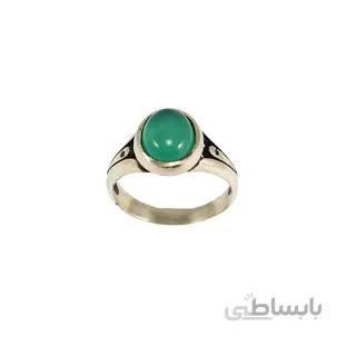 انگشتر نقره عقیق مردانه کد 3455
