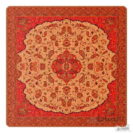 رومیزی مربع ترمه طرح شاه عباسی کد 833