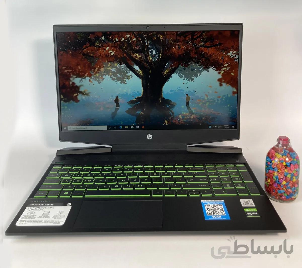 لپ تاپ HP مدل pavilion gaming 15-dk1056wm