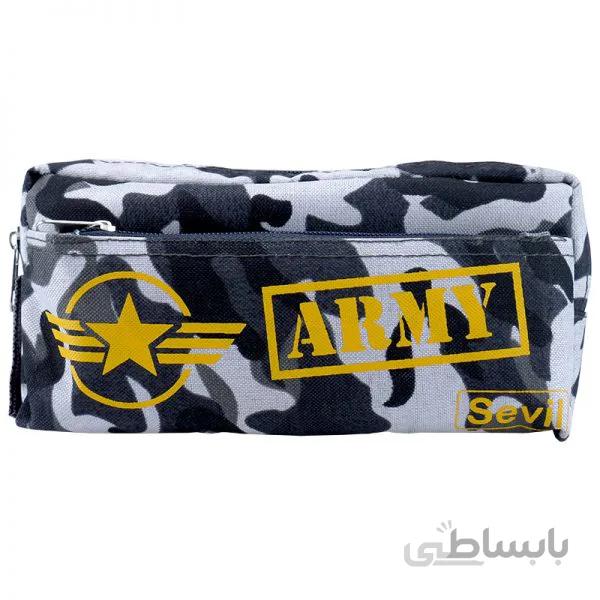 جامدادی سویل طرح نظامی کد 2024 ا Sevil 2024 pencil case