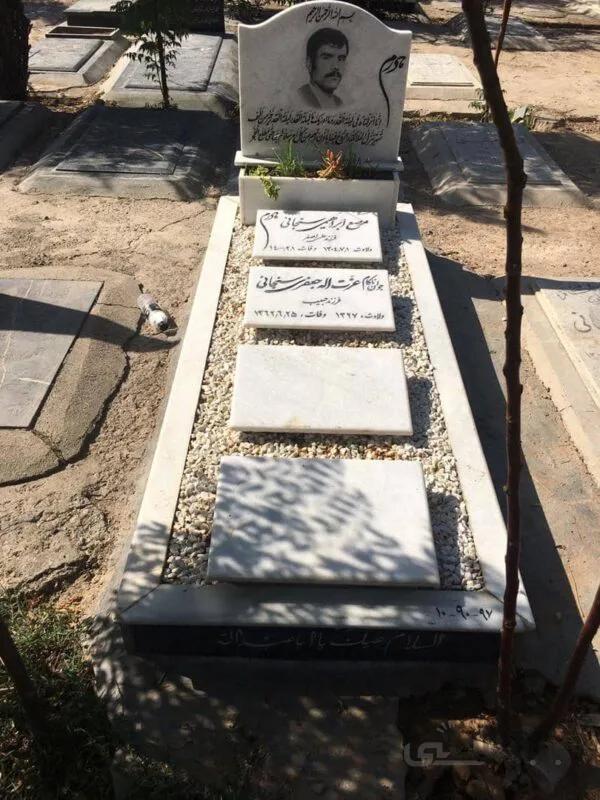 سنگ قبر طرح تیکه ای مرمر هرات