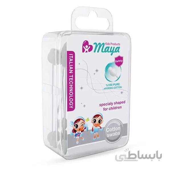 گوش پاک كن محافظ دار مایا Maya ا Cotton Swab code:1144
