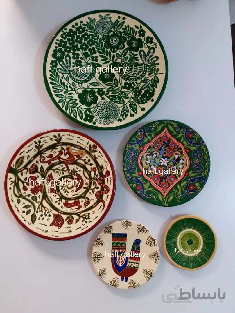 ست بشقاب دیوارکوب سفالی کد ۱۰۲۱۵۳