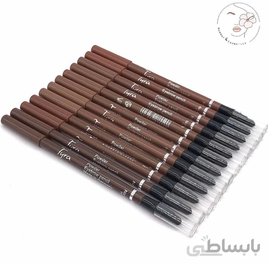 مداد ابرو تایرا مدل powder بسته۱۲عددی ا Tira eyebrow pencil powder model