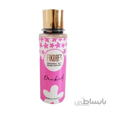 بادی اسپلش زنانه فیکورس مدل ORCHIDحجم 250 میلی لیتر FIKORES