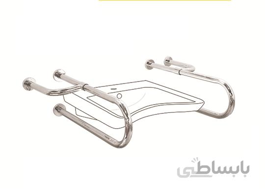 دستگیره ایمنی کنار روشویی سرویس بهداشتی