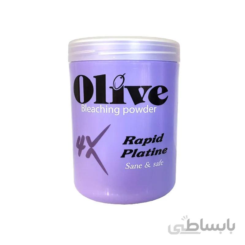 پودر دکلره الیو OLIVE سفید وزن 500 گرم