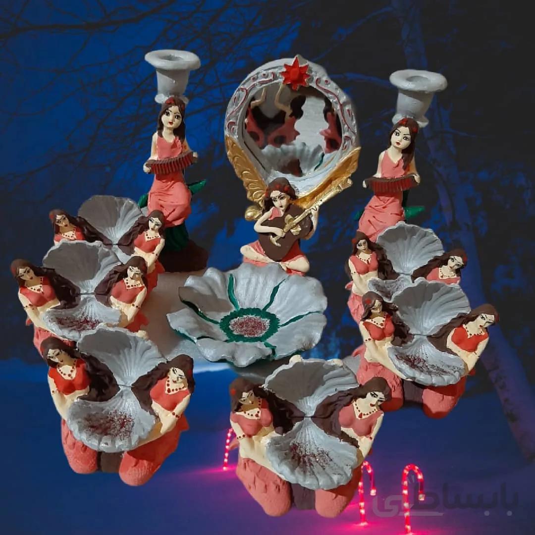 ست هفت سین سفالی کد ۱۰۱۲۹۶