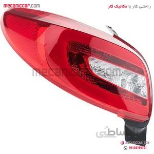 چراغ خطر عقب پژو 207 چپ کامل با لامپ و LED