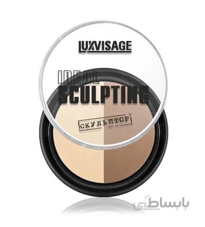 کانتور پودری دو رنگ لاکس ویساژ ۱ / Luxvisage Sculpting Powder