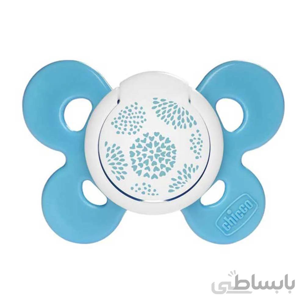 پستانک فیزیو کامفورت چیکو سیلیکون مناسب کودکان 6ماه به بالا ا Chicco Physio Comfort Pacifier Silicone 6-12m