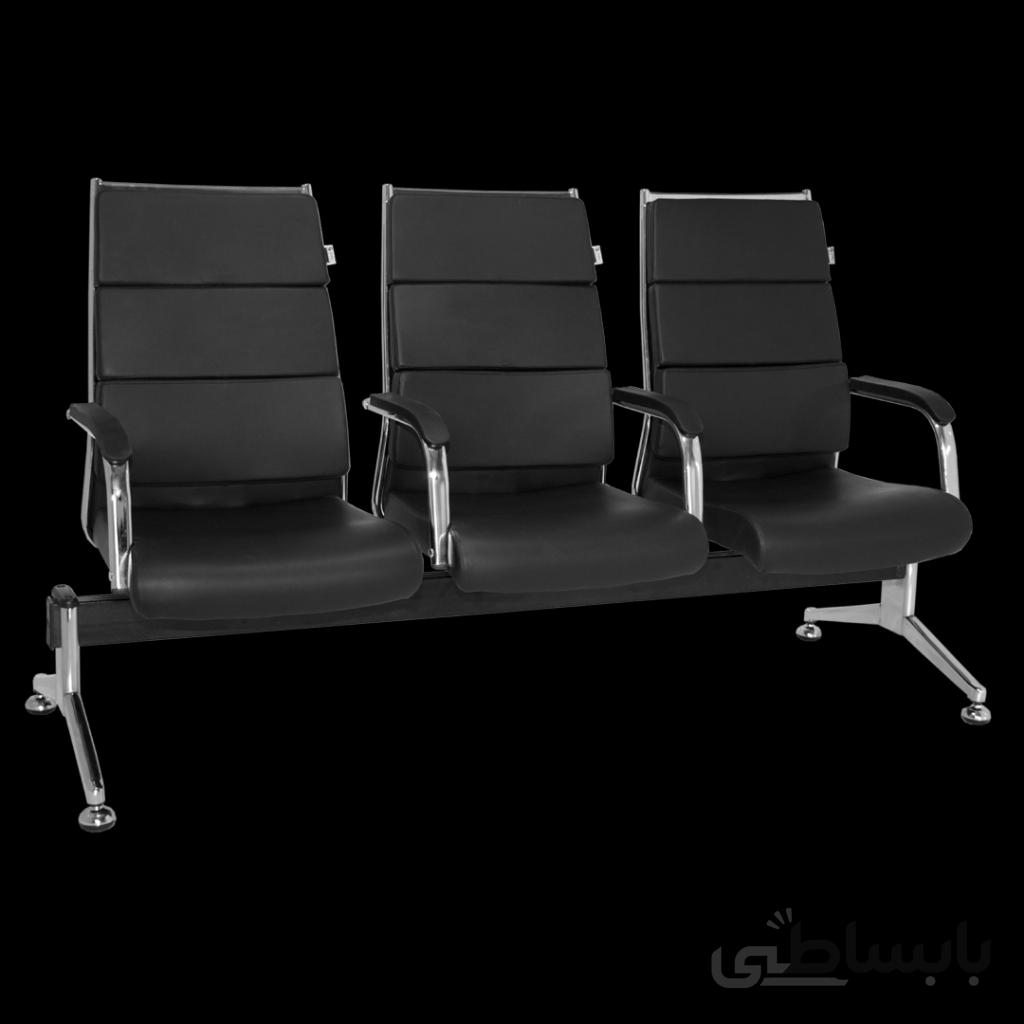 نیمکت 3 نفره انتظار W8000 - ایرانیان چوب