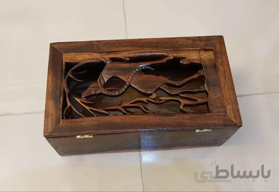 جعبه جواهر مشبک منبت کد ۱۰۱۳۹۲