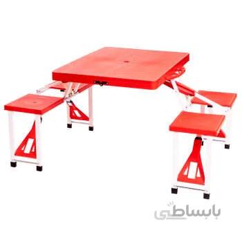 مجموعه میز و صندلی سفری سرماگرم 4 نفره ا Sarmagarm Travel Table And Chairs For 4 Person
