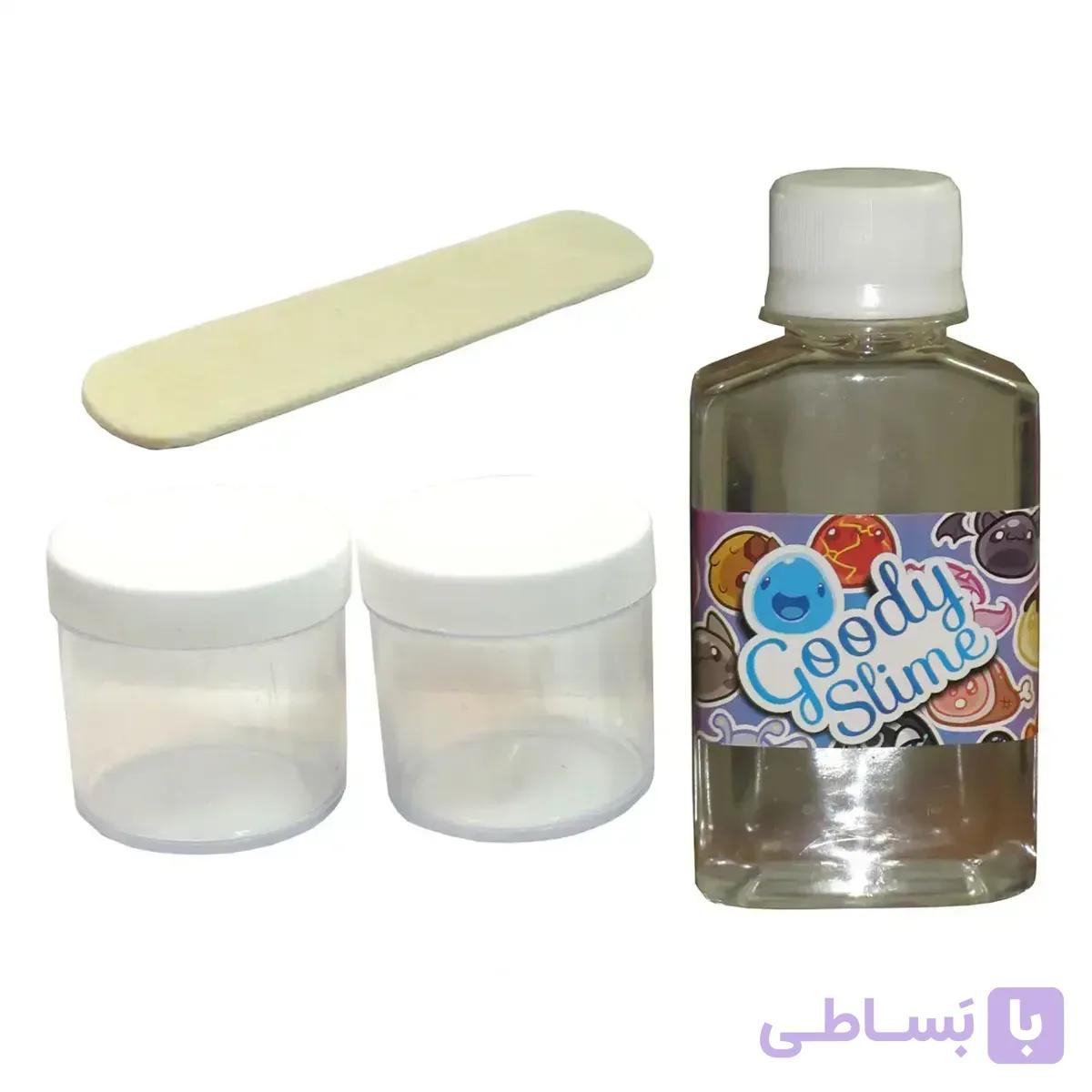 پک ساخت اسلایم شفاف طرح اکلیلی سایز کوچک