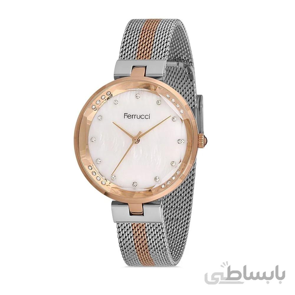 ساعت مچی عقربه ای زنانه برند فروچی Ferrucci مدل FC 13917M.04