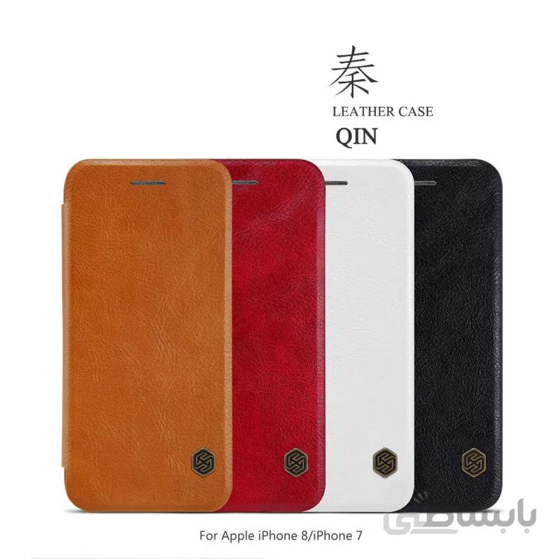 کیف چرمی نیلکین آیفون Nillkin Qin Leather Case Apple iPhone 7/8