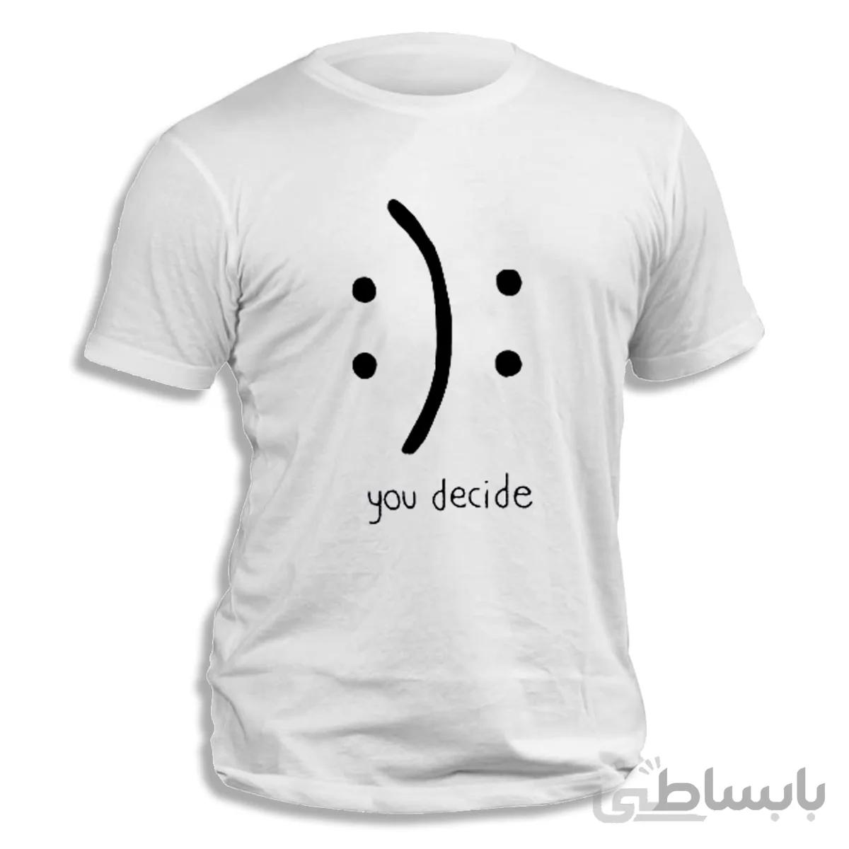 تیشرت اسپان طرح you decide