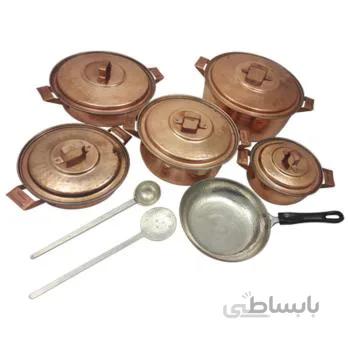 سرویس قابلمه راسته 13 پارچه مسی توت کالا tootkala 1376