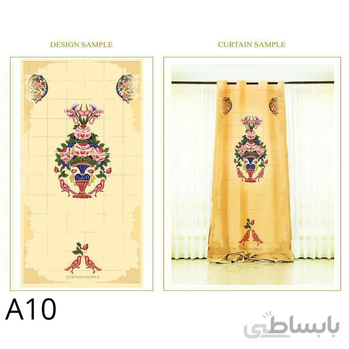 پرده چاپی طرح سنتی کد A10