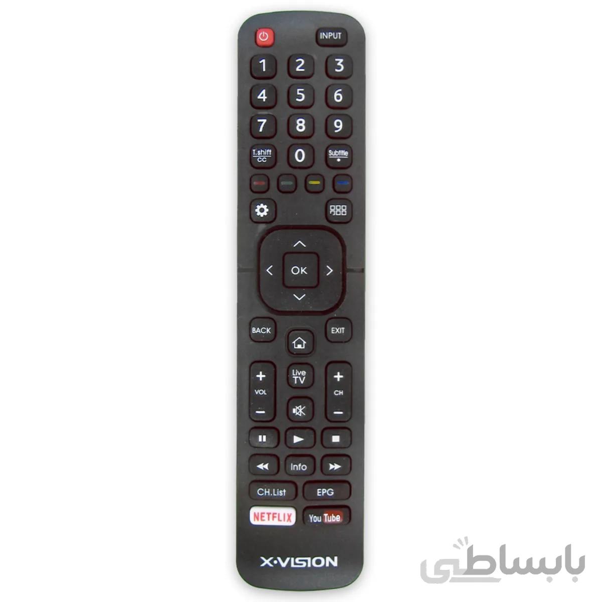 کنترل تلویزیون ال ای دی ایکس ویژن اینترنت دار X VISION LED