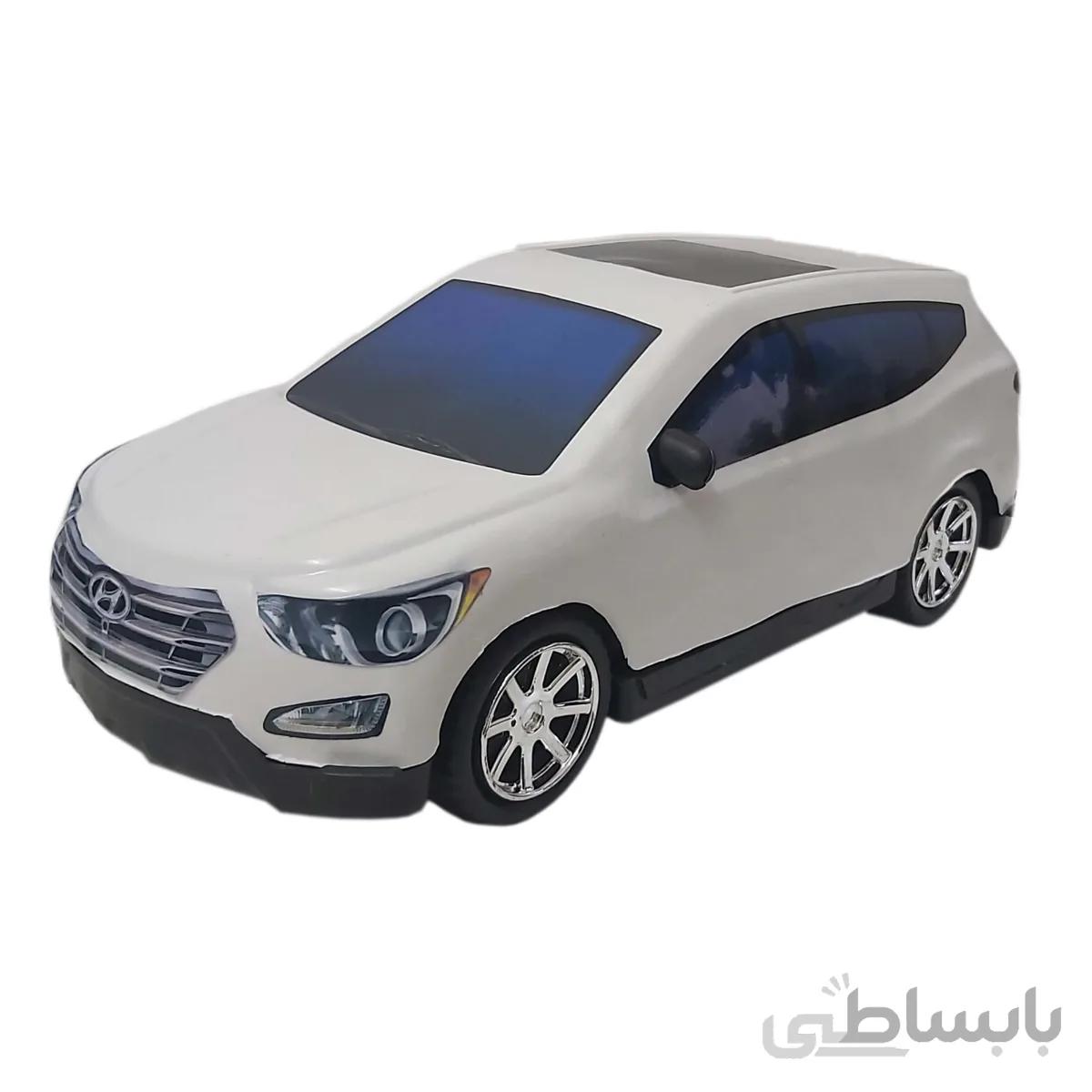 ماشین سانتافه سفید