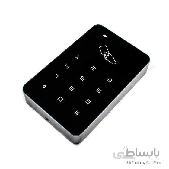 دستگاه کنترل تردد ( اکسس کنترل ) دارای کلیدهای لمسی و قابلیت خواندن کارت RFID ( فرکانس 125KHz)